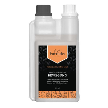 Farrado | Kräuter-Vital-Elixier Bewegung | BARF | 10 x 500 ml