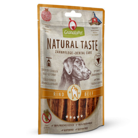 GranataPet | Dental Care Rind | Natural Taste | 10 x 70 g