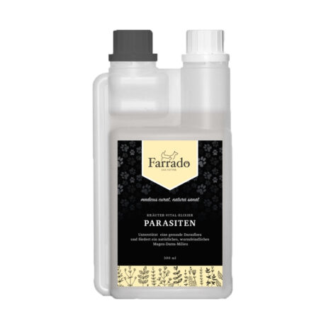 Farrado | Kräuter-Vital-Elixier Parasiten | BARF | 10 x 500 ml