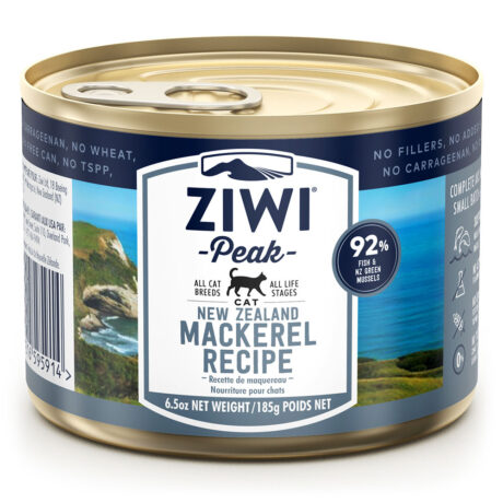 Ziwi | Mackerel | Canned Cat Food | 24 x 185 g