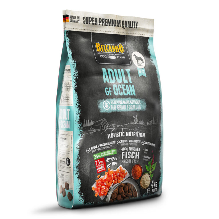 Belcando - Trockenfutter - Adult GF Ocean 4 kg Adult GF Ocean von Belcando ist das optimale Trockenfutter für Hunde