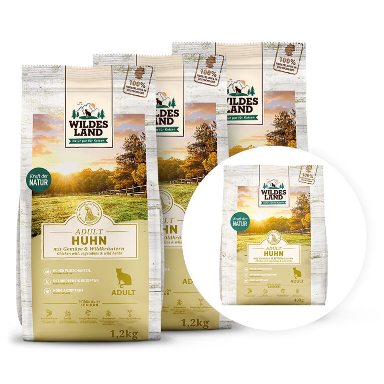 Aktionspaket: 400 g Trockenfutter geschenkt Sie suchen nach einem Trockenfutter