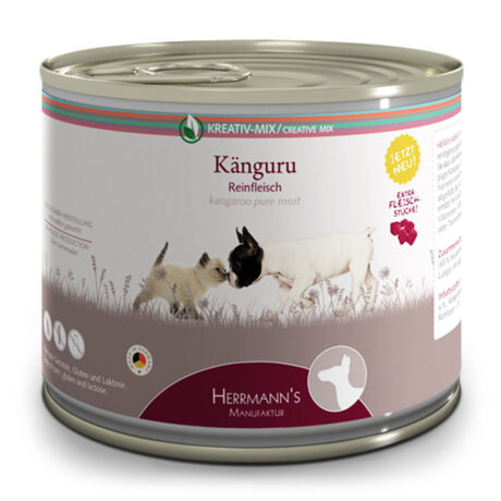 Herrmanns | Reinfleisch Känguru | Kreativ-Mix | 12 x 200 g