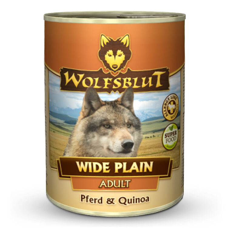 Wolfsblut Wide Plain Quinoa Das Nassfutter Wide Plain Quinoa von Wolfsblut eignet sich auf Grund seiner hochwertigen
