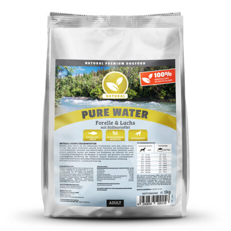 Natural | Pure Water mit Forelle und Lachs | 1 kg
