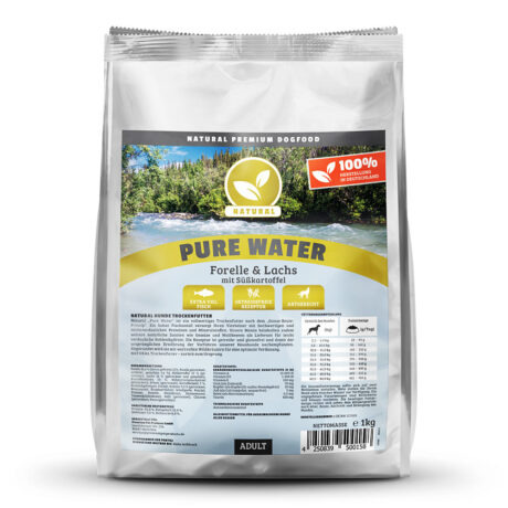 Natural | Pure Water mit Forelle und Lachs | 6 x 1 kg