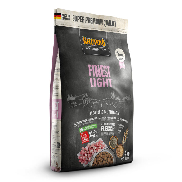 Belcando - Trockenfutter - Finest Light Das Trockenfutter - Finest Light von Belcando enthält schmackhaftes Geflügelfleisch