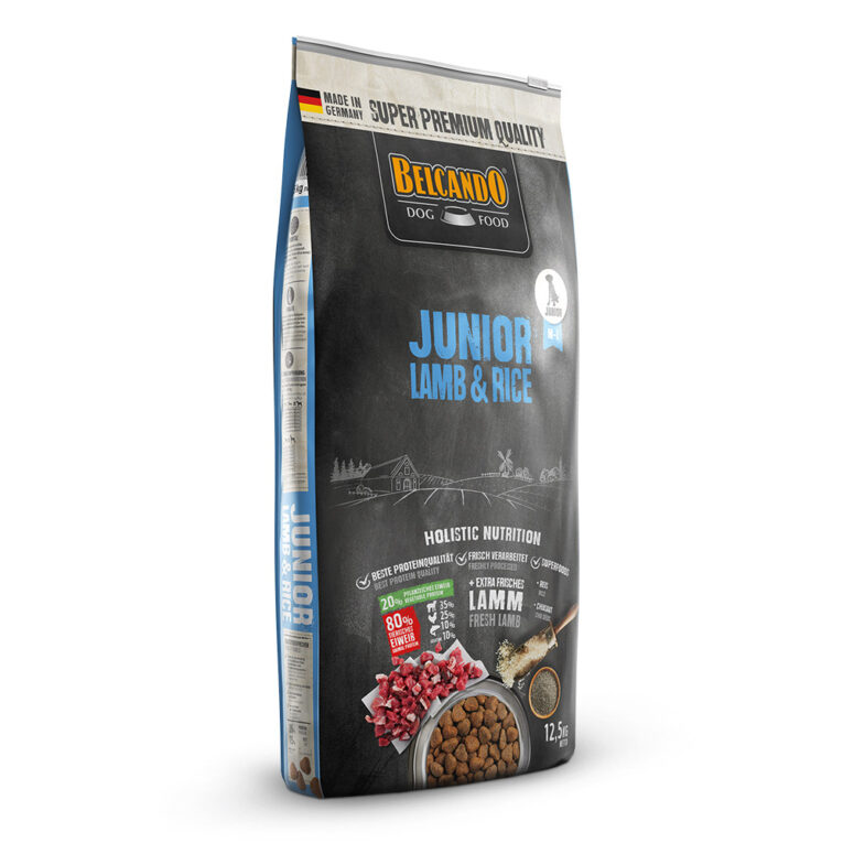 Belcando - Trockenfutter - Junior Lamb and Rice Das Trockenfutter Junior Lamb and Rice von Belcando enthält schmackhaftes Frischfleisch vom Lamm