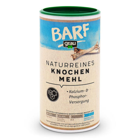 grau | Naturreines Knochenmehl | 400 g