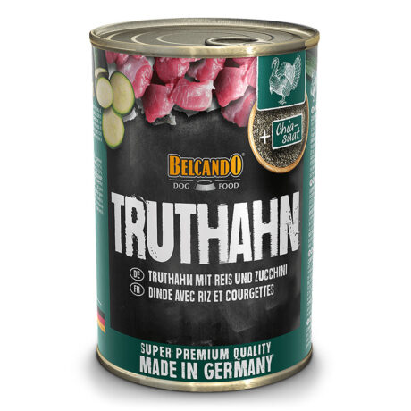 Belcando | Truthahn mit Reis und Zucchini | Super Premium | 12 x 400 g