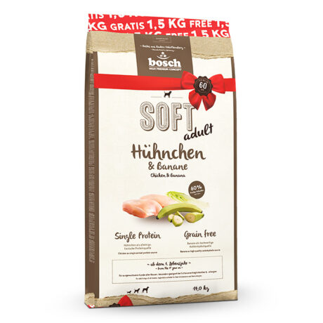 bosch | Adult Hühnchen & Banane | HPC Soft | 12,5 kg + 1,5 kg