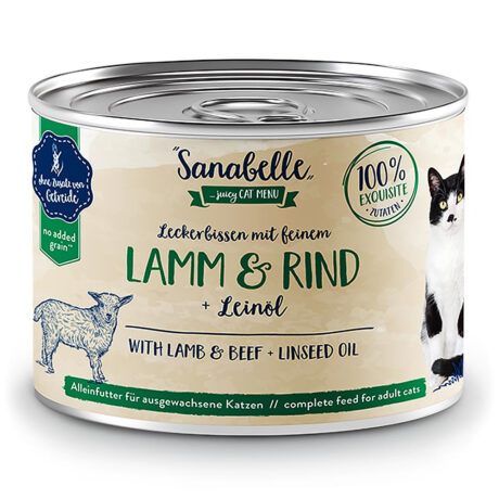 Sanabelle | Adult mit Lamm & Rind | Leckerbissen | 12 x 200 g