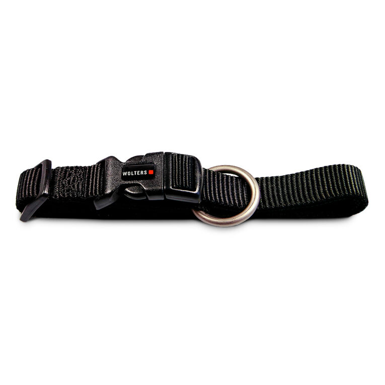 Halsband Professional schwarz Das Halsband Professional der Firma Wolters kommt hohen Ansprüchen von Hund und Besitzer entgegen. Die Professional Serie zeichnet sich durch besonders leistungsfähiges Nylon aus. Das Nylon ist 2