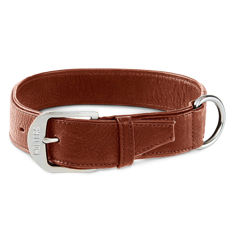 Hundehalsband Terravita Bioleder flach genäht Die flach genähte Lederserie Terravita von Wolters überzeugt mit ursprünglichem Material und einer modernen Form. Verwendet wird hochwertiges Rindnappaleder von glücklichen allgäuer Rindern