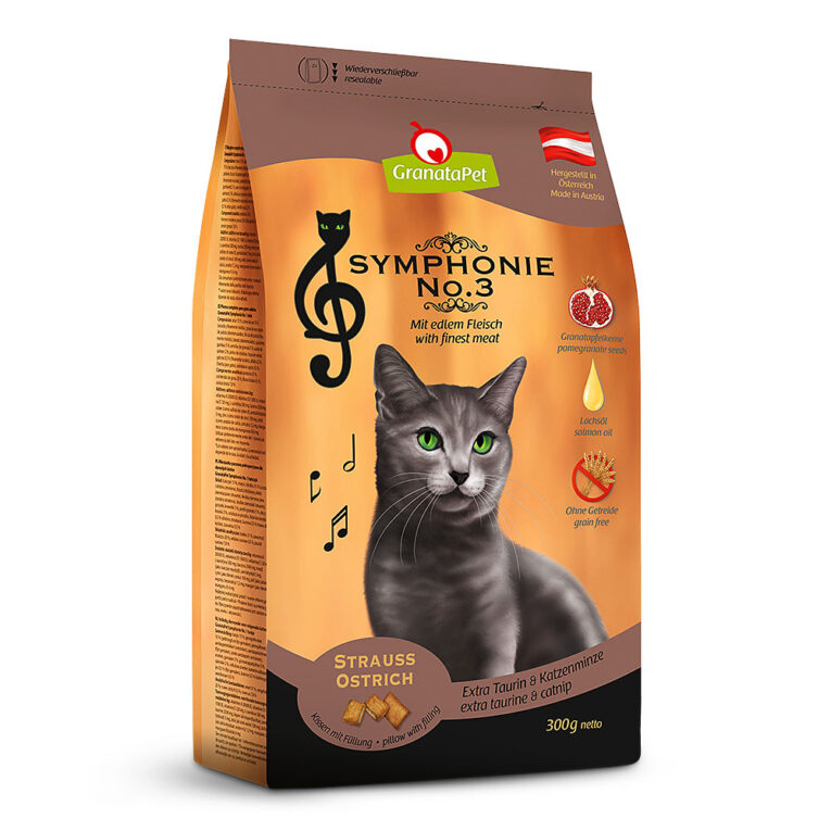 GranataPet - Trockenfutter - Symphonie No. 3 Strauss (getreidefrei) Die Firma GranataPet stellt Tiernahrung erster Güte her