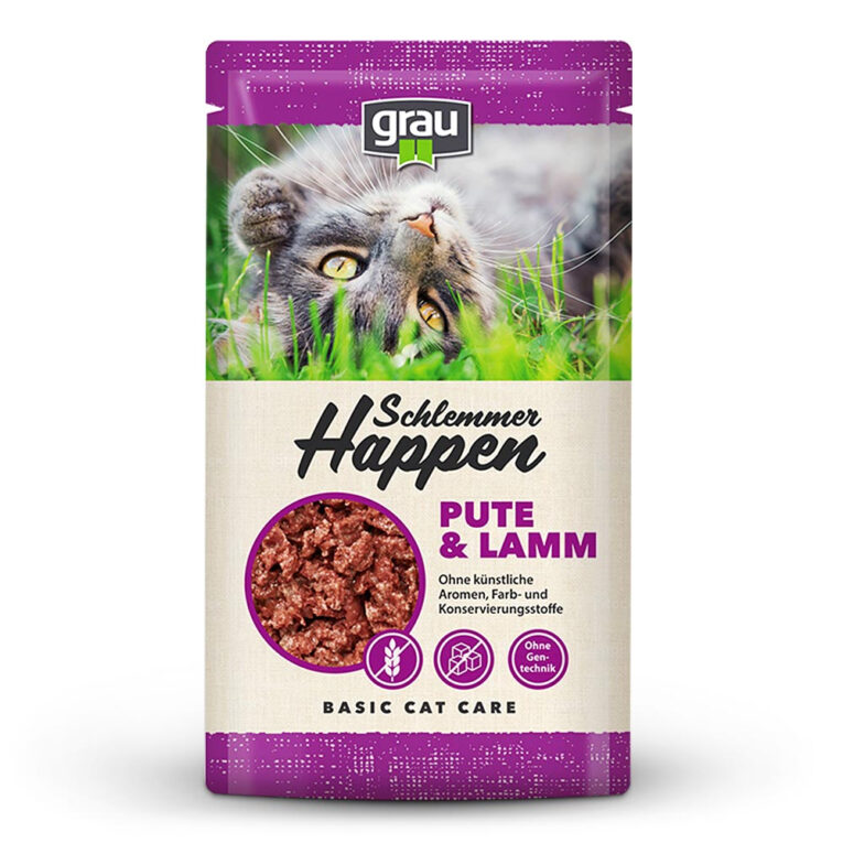 Pute & Lamm Eine herzhafte und ausgewogene Mahlzeit zum Verwöhnen Ihres Lieblings. Hergestellt aus 100 % frisch verarbeitetem Fleisch und Innereien in Fleischbrühe. Das Nassfutter Pute & Lamm im Überblick: Ohne künstliche Aromen Ohne Farb – und Konservierungsstoffe Ohne Gluten
