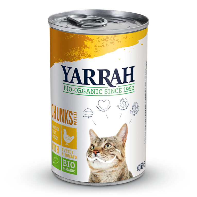 Yarrah - Nassfutter - Bio Bröckchen mit Huhn