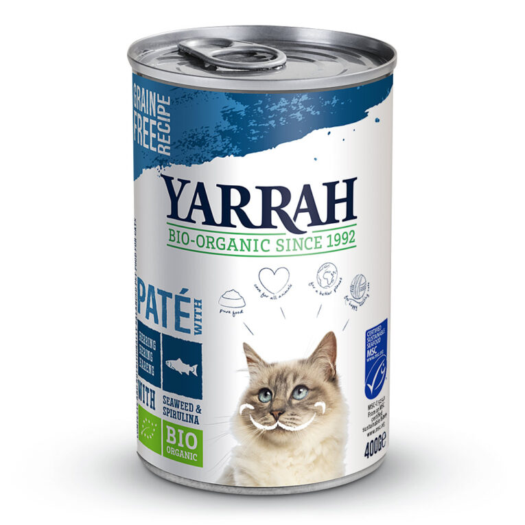 Yarrah - Nassfutter - Bio Paté mit Hering
