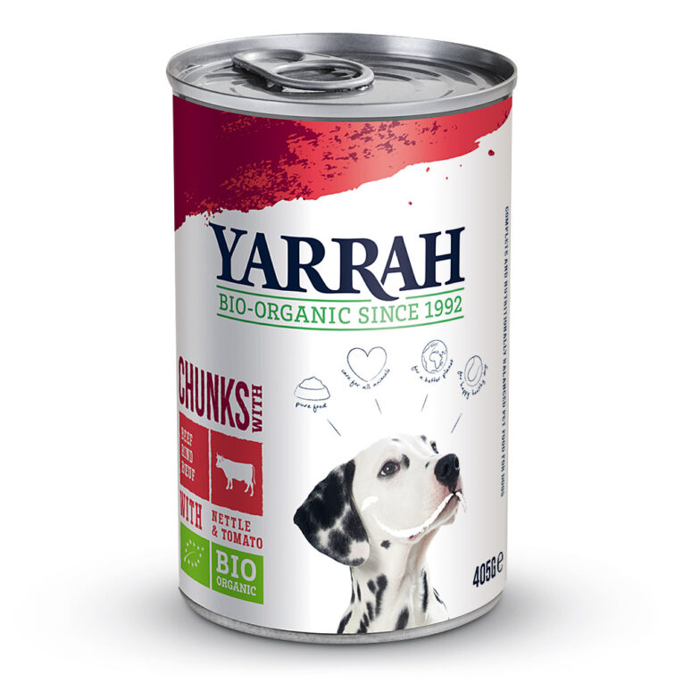 Yarrah - Nassfutter - Bio Bröckchen mit Rind