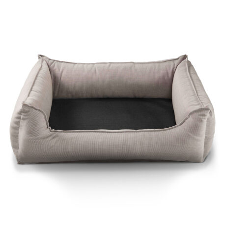 Wolters | Dog Lounge Noble Stripes beige/granit | Gr. M