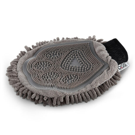 Wolters | Dirty Dog Grooming Mitt grau | 26 x 20 cm