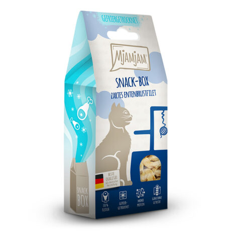 Mjamjam | Zartes Entenbrustfilet | Snackbox | 40 g