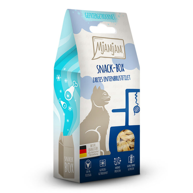 Snackbox zartes Entenbrustfilet Dieser Snack bietet deinem Liebling einen einzigartigen Gaumenschmaus zur Belohnung