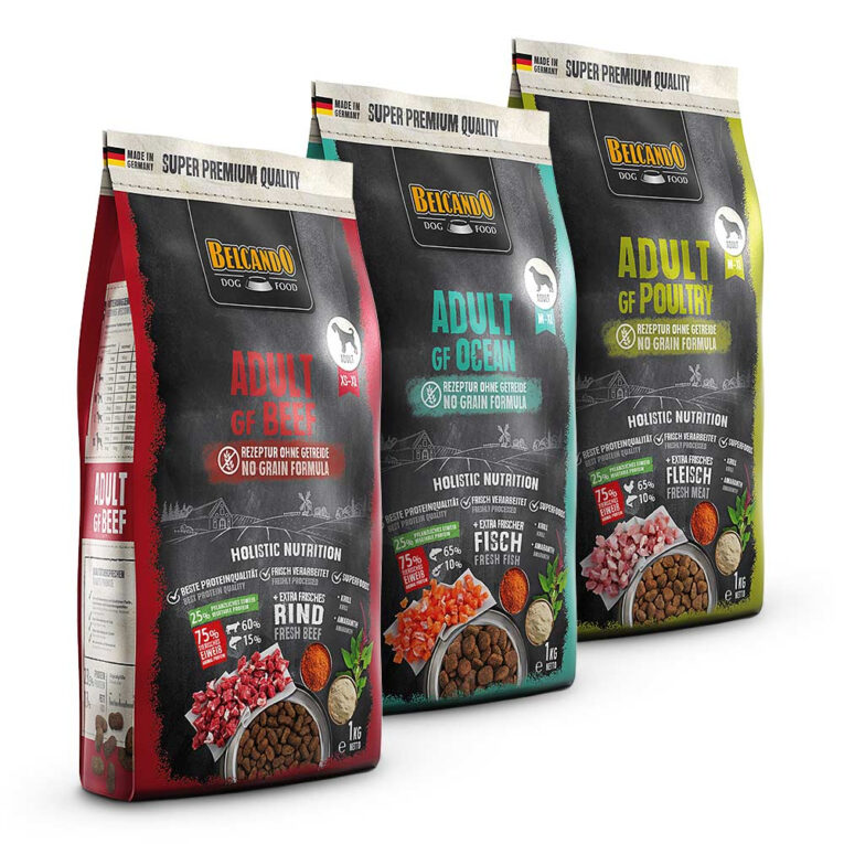 Trockenfutter Mixpaket Das Belcando Adult Trockenfutter für ausgewachsene Hunde bietet hochwertige Qualität mit viel frischem Fleisch und regionalen Zutaten. Belcando folgt der Erkenntnis