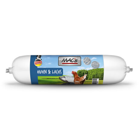 MACs | Huhn & Lachs | Dog Wurst | 14 x 400 g