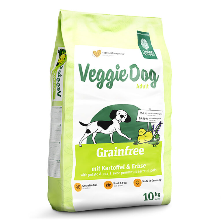 Green Petfood - Trockenfutter - VeggieDog grainfree (getreidefrei) VeggieDog grainfree von Green Petfood ist ein zu 100% vegetarisches und 99