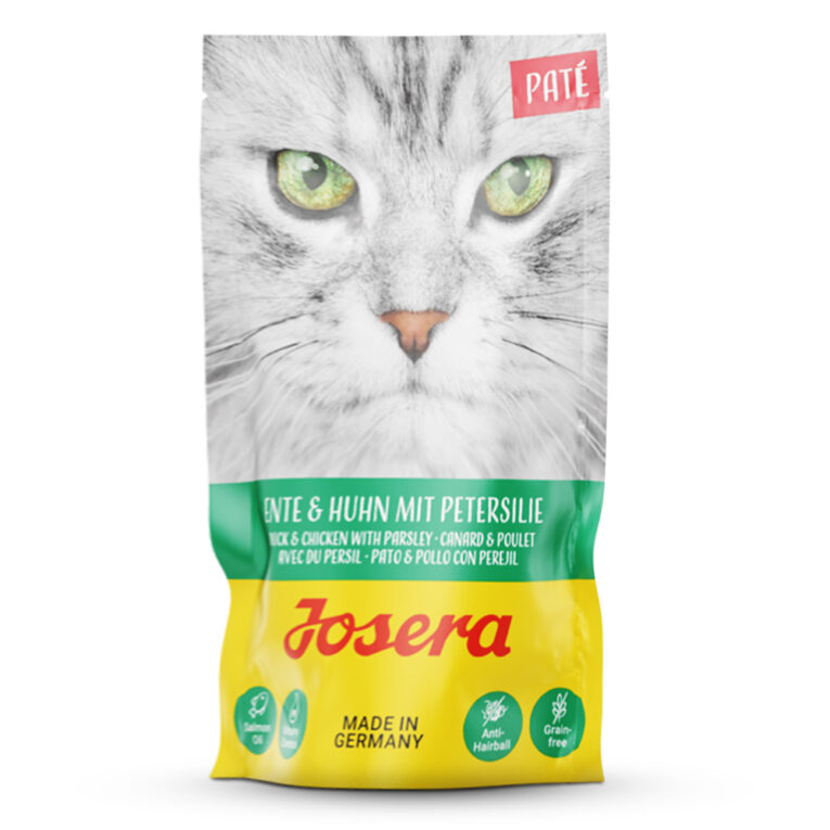 Josera - Nassfutter - Paté Ente & Huhn mit Petersilie JOSERA Paté verwöhnt Ihren Liebling mit 35% Ente
