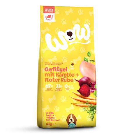 WOW | Geflügel | Junior | 3 x 6 kg