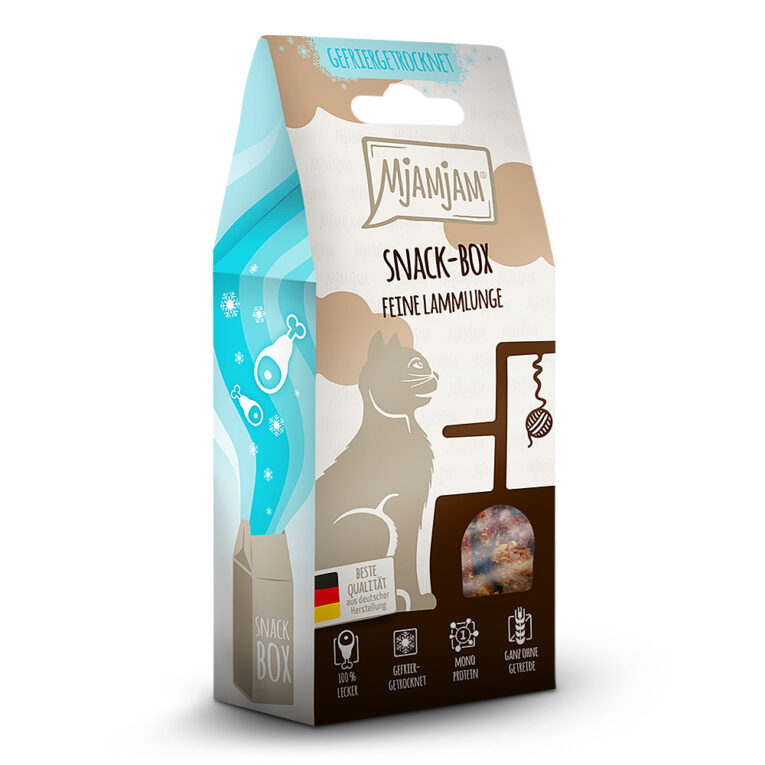 Snackbox feine Lammlunge Dieser Snack bietet deinem Liebling einen einzigartigen Gaumenschmaus zur Belohnung