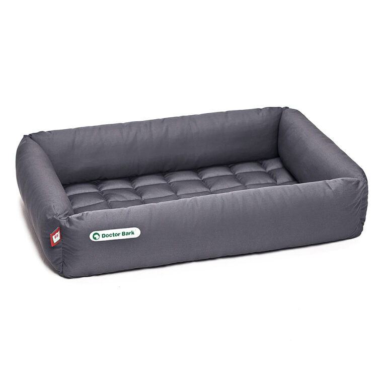 Hundebett grau Das Hundebett von Doctor Bark Der komfortable bietet einen stabilen Rand und ist für viele Hunde sehr angenehm. Die Höhe und Festigkeit des Randes ist so konzipiert