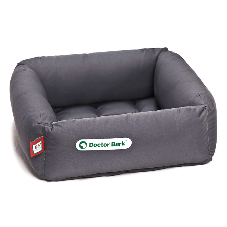 Hundebett grau Das Hundebett von Doctor Bark Der komfortable bietet einen stabilen Rand und ist für viele Hunde sehr angenehm. Die Höhe und Festigkeit des Randes ist so konzipiert