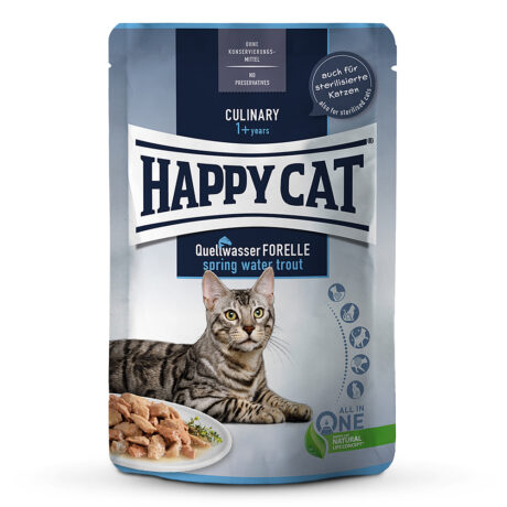 Happy Cat | Meat in Sauce Quellwasser Forelle | Culinary | 96 x 85 g