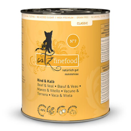 catz finefood | No.7 Kalb und Rind | Classic | 12 x 800 g