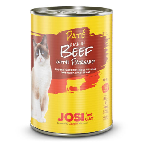 JosiCat | Beef mit Pastinake | Paté | 12 x 400 g