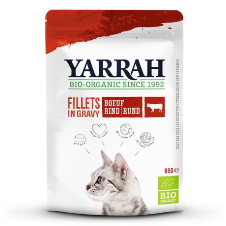 Yarrah | Filets in Soße mit Rind | 14 x 85 g