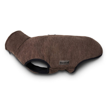 Wolters | Fleecejacke Casual braun meliert | Rückenlänge 32 cm