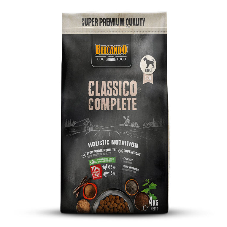 Belcando Super Premium Classico Complete Trockenfutter Diese preiswerte Sorte ist der ideale Einstieg in die leckere Welt von BELCANDO® - ohne auf die erlesenen Zutaten verzichten zu müssen