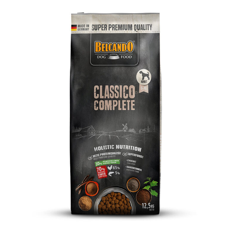 Belcando Super Premium Classico Complete Trockenfutter Diese preiswerte Sorte ist der ideale Einstieg in die leckere Welt von BELCANDO® - ohne auf die erlesenen Zutaten verzichten zu müssen