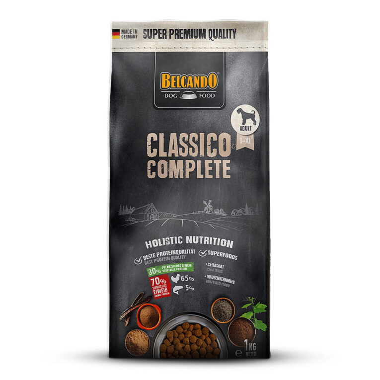 Belcando Super Premium Classico Complete Trockenfutter Diese preiswerte Sorte ist der ideale Einstieg in die leckere Welt von BELCANDO® - ohne auf die erlesenen Zutaten verzichten zu müssen