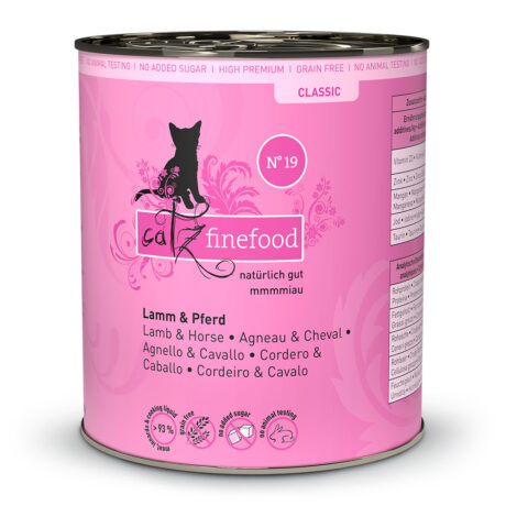 catz finefood | No.19 Lamm & Pferd | Classic | 24 x 800 g