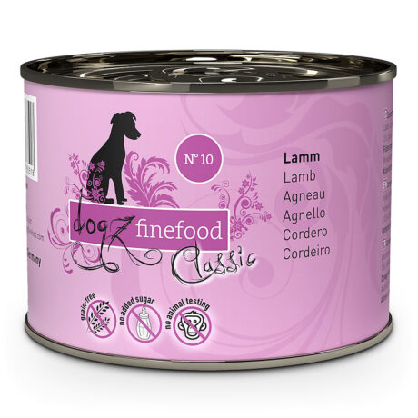 dogz finefood | No.10 Lamm | Classic | 6 x 200 g