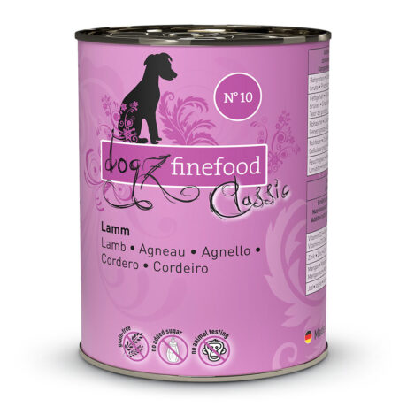 dogz finefood | No.10 Lamm | Classic | 6 x 400 g