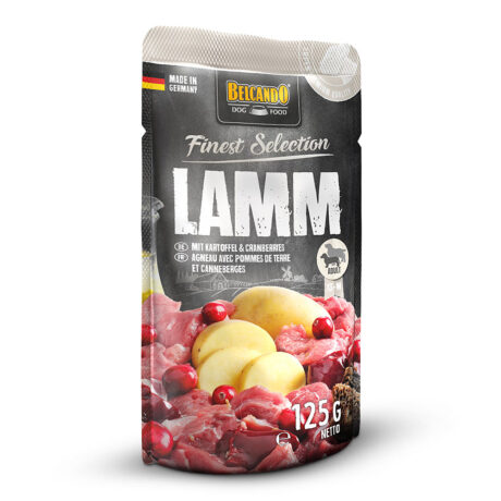 Belcando | Lamm mit Kartoffel & Cranberries | Finest Selection | 24 x 125 g