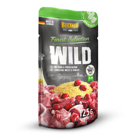 Belcando | Wild mit Hirse & Preiselbeeren | Finest Selection | 12 x 125 g