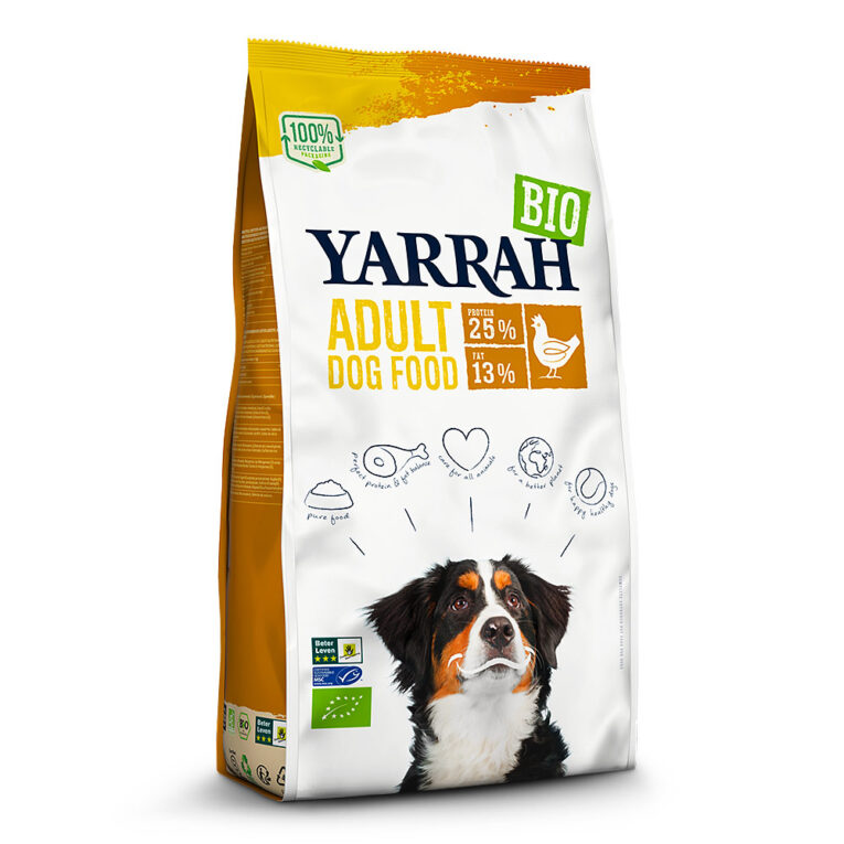 Yarrah Erwachsene Huhn Trockenfutter Leckeres Trockenfutter mit Bio-Hühnchen