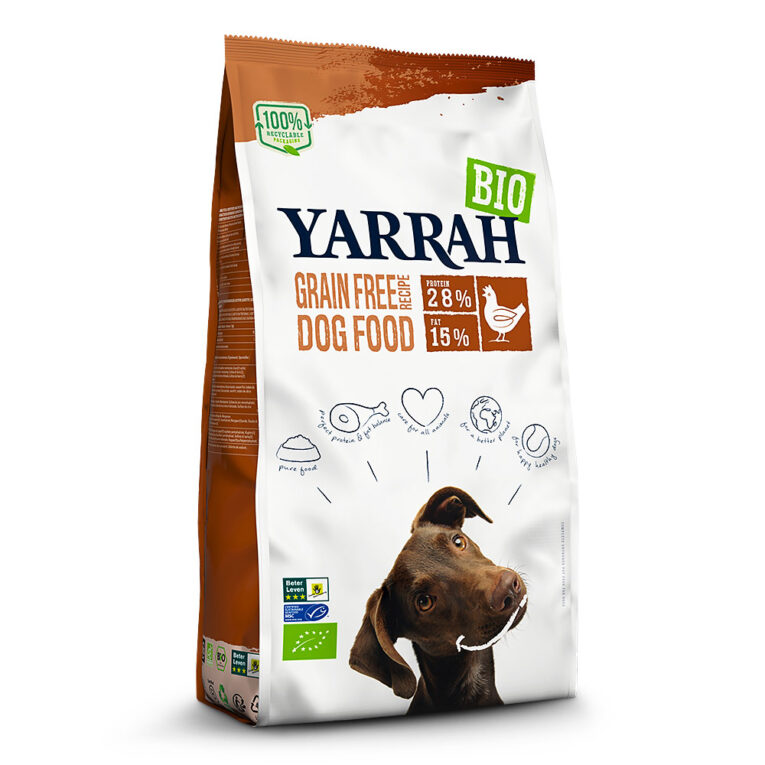 Yarrah Erwachsene getreidefrei Huhn & Fisch (MSC) Huhn Trockenfutter Köstliches